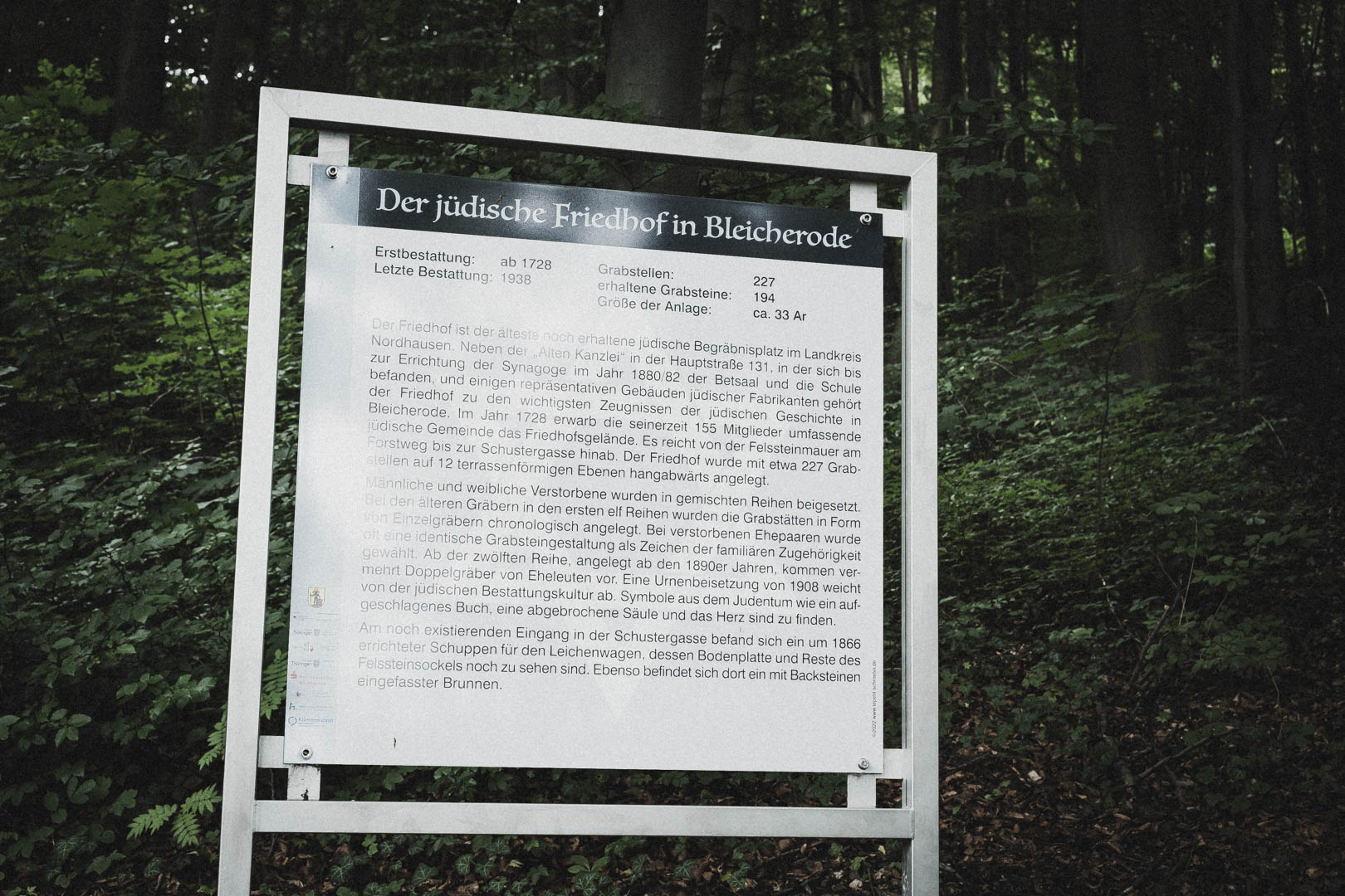 Bleicherode, Jüdischer Friedhof